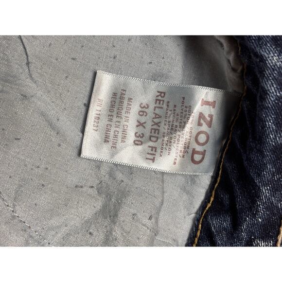 izod comfort stretch mens jeans 36x30 - Picture 4 of 5